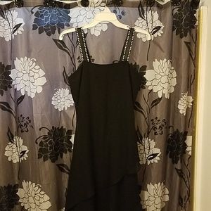 FINAL PRICE - Apart Impressions Jewel Straps Black Evening Gown